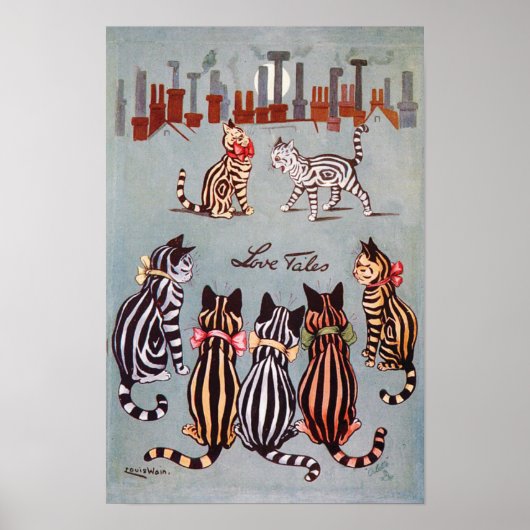 Poster Love Tales, Louis Wain (Devant)