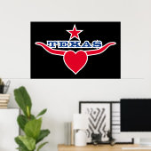 Poster Love Texas (Bureau à domicile)