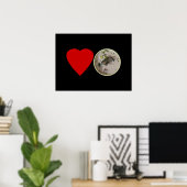 Poster Love Thai Green Curry ... Thaïlande (Bureau à domicile)