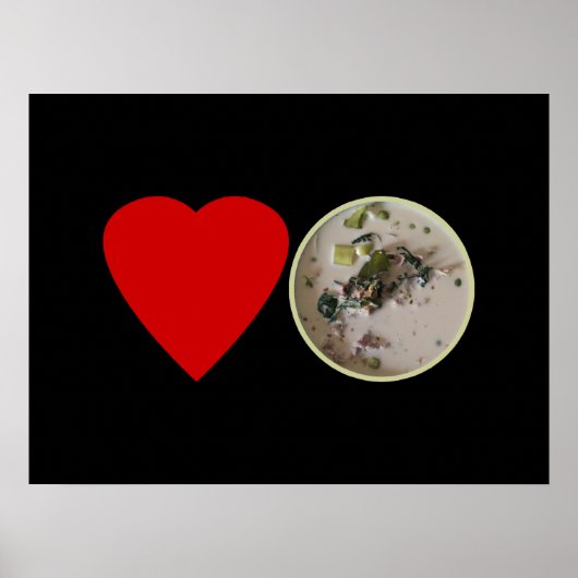 Poster Love Thai Green Curry ... Thaïlande (Devant)