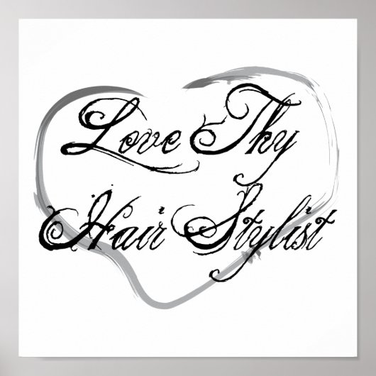 Poster Love Thair Stylist (Devant)