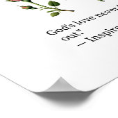 Poster Love that never fails Christian wall art (Coin)