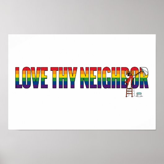 Poster Love Thy Neighbor (Devant)