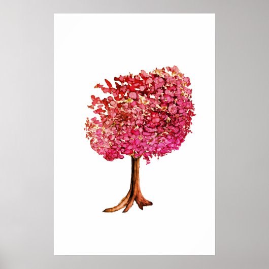 Poster Love Tree Cherry Blossom (Devant)