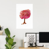 Poster Love Tree Cherry Blossom (Bureau à domicile)