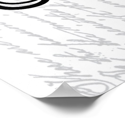 Poster Love Typographie Texte Art (Coin)