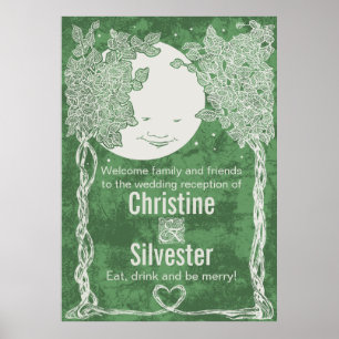 Poster Love Under the Stars, accueil de mariage