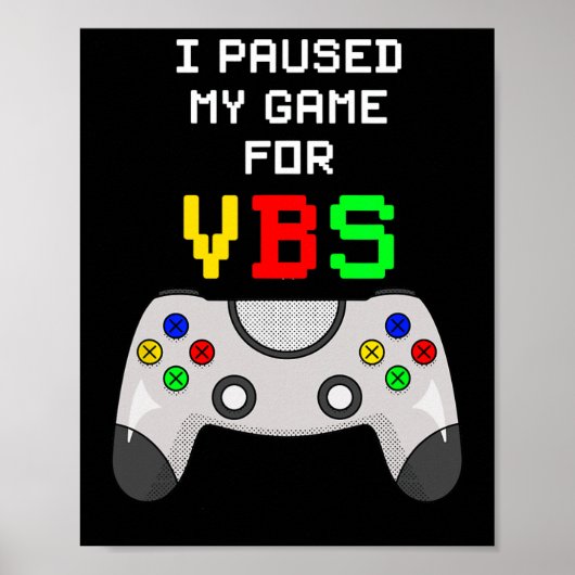 Poster Love Vbs 2024 Video Game Vacation Bible School Gam (Devant)