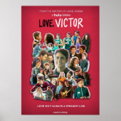 Poster Love Victor Collage (Devant)