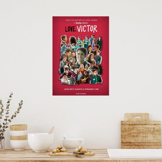Poster Love Victor Collage (Cuisine)