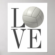 POSTER LOVE Volleyball