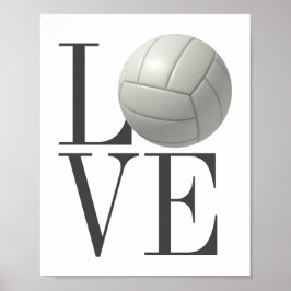 POSTER LOVE Volleyball
