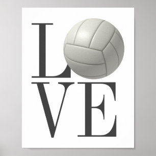 POSTER LOVE Volleyball