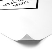 Poster Love You More Heart Romantic Style  (Coin)