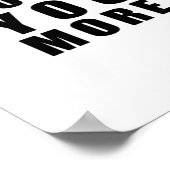 Poster Love You More Uplifting Minimal Design  (Coin)