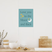 Poster Love You to the Moon and Back (Cuisine)