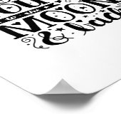 Poster Love You To The Moon And Back Minimal Aesthetic De (Coin)