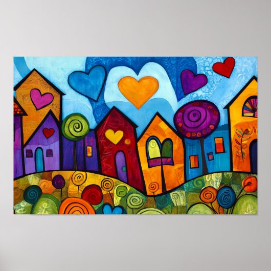 Poster Love Your Neighbor (Devant)