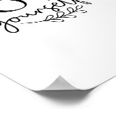 Poster Love Yourself - Boho Minimalist Motivational (Coin)