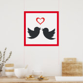 POSTER LOVEBIRDS (Cuisine)