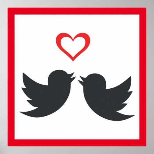 POSTER LOVEBIRDS (Devant)