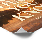 Poster Loved More Than You Know Lake Sunset Art (Coin)