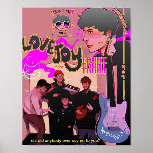 Poster lovejoy groupe tshirt lovejoy groupe lovejoy group (Devant)