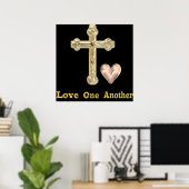 Poster loveoneanotherposter (Bureau à domicile)