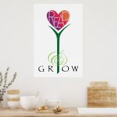 Poster Lover's Heart® Lire & Grow (Cuisine)