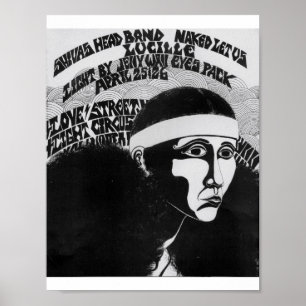 Poster LoveStreetLightCircus flyer LoveStreetavr25&26'69