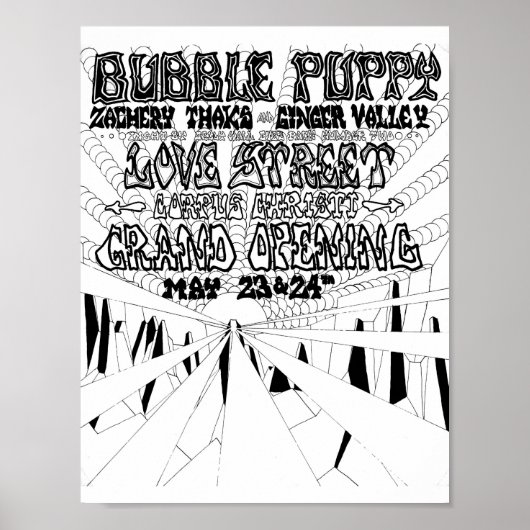 Poster LoveStreetLightCircusflyer CorpusMai23&24'69 (Devant)