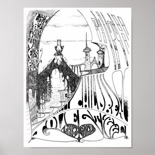 Poster LoveStreetLightCircusflyer Jan16&17'70 (Devant)