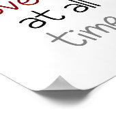 Poster Loveth (format de cadre photo standard) (Coin)