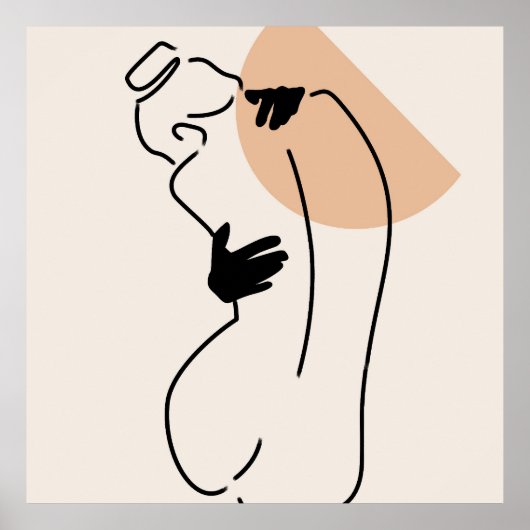 Poster Loving Line Art (Devant)