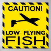 Poster "Low Flying Fish" (Devant)
