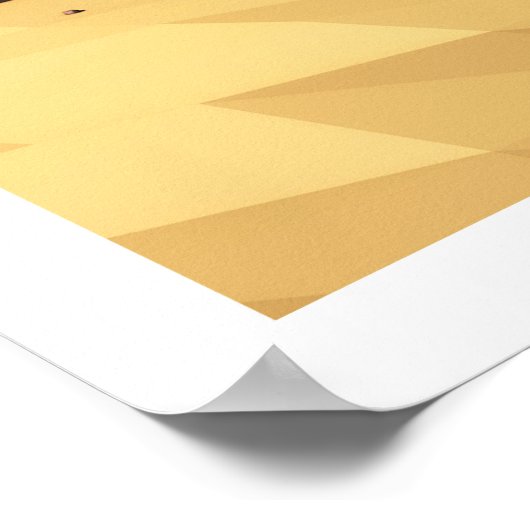 Poster Low Poly Valley (Coin)