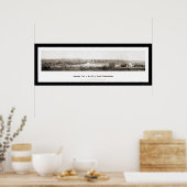 Poster Lowell MA Panorama Photo 1874 (Cuisine)