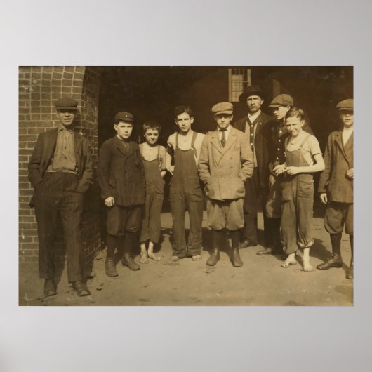 Poster Lowell, messe. Enfants travailleurs, 1911 (Devant)