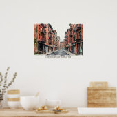 Poster Lower East Side de Manhattan (Cuisine)