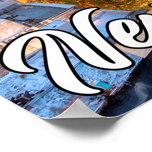 Poster Lower Manhattan, New York, États-Unis (Coin)