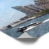 Poster Lower Manhattan NYC Skyline (Coin)