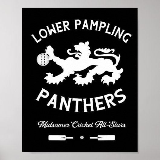 Poster Lower Pampling Panthers Cricket (midsomer Murders) (Devant)