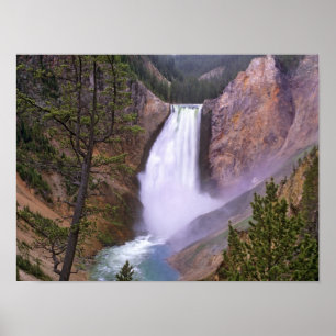 Poster Lower Yellowstone Falls, Grand Canyon de
