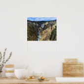 Poster Lower Yellowstone Falls, parc national Yellowstone (Cuisine)