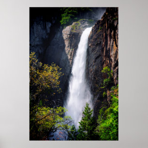 Poster Lower Yosemite Falls en cascade