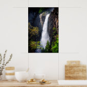 Poster Lower Yosemite Falls en cascade (Cuisine)