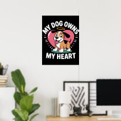Poster Loyal Coeur Pet Love (Bureau à domicile)