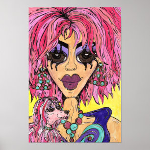 Poster Lu Lu Lu Lashes et Lady Lana