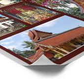 Poster Luang Prabang - Laos - Mosaïque - (Coin)