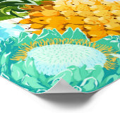 Poster Luau Hawaiian Beach Rustic Wedding Bridal Shower (Coin)